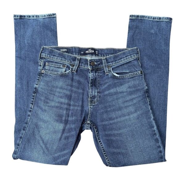 Hollister Men’s Slim Straight Epic Flex Jeans 29 x 32 - Picture 2 of 16